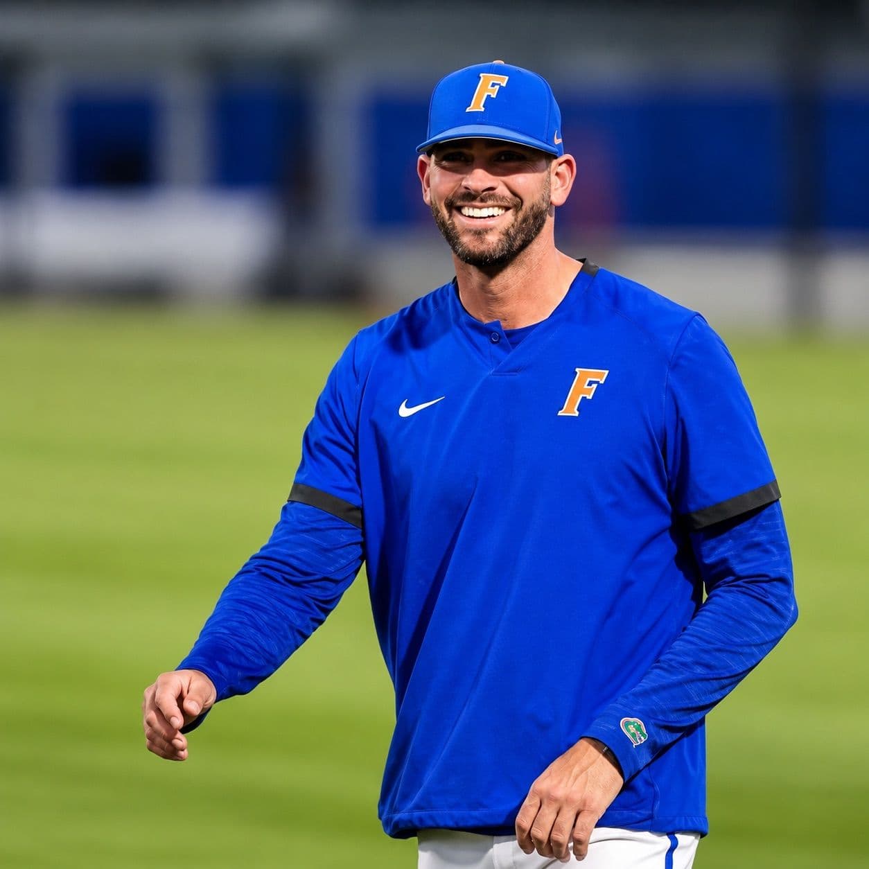 David Kopp on the field as Pitching Coach at the University of Florida