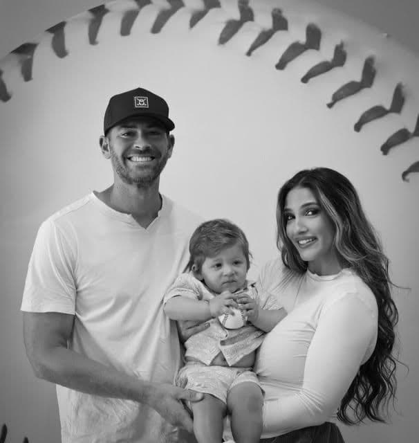 David with his wife Jen and son Justin